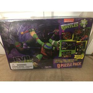 New Teenage Mutant Ninja Turtles 8 Puzzle Pack Nickelodeon Large‎ Box Sealed